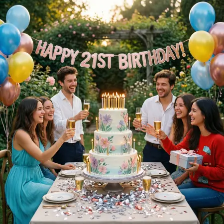 21st Birthday Wishes for Friends