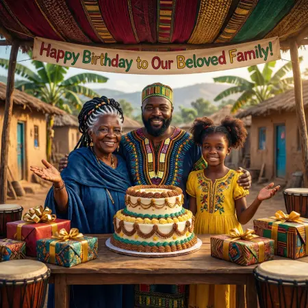  African Birthday Wishes for Family Members