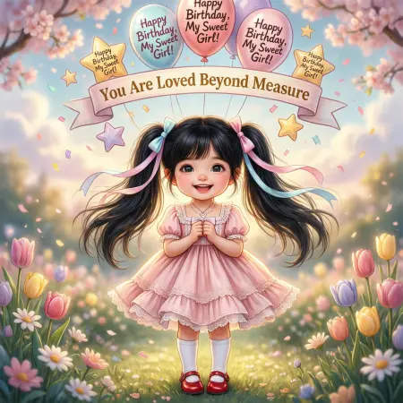   Cute & Sweet Birthday Wishes for Daughter