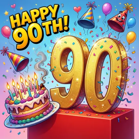 Funny 90th Birthday Wishes