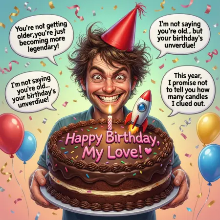 Funny Birthday Wishes for Boyfriend