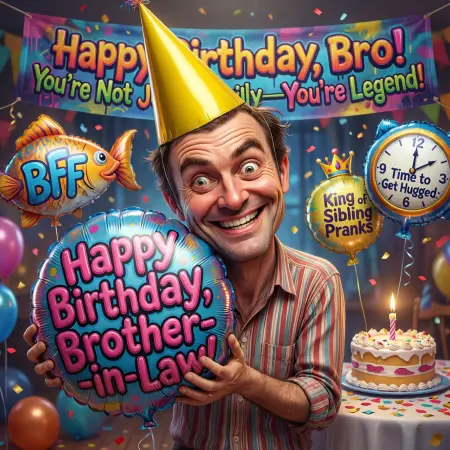 Funny Birthday Wishes for Brother-in-Law