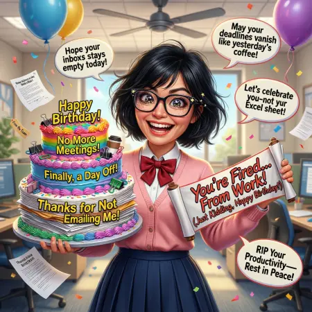  Funny Birthday Wishes for Coworker