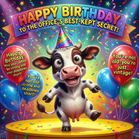Funny Birthday Wishes for Coworkers