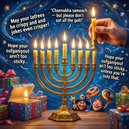 Funny Hanukkah Wishes