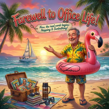 Funny Retirement Wishes for Friend