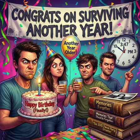   Funny Sarcastic Birthday Wishes for Friends