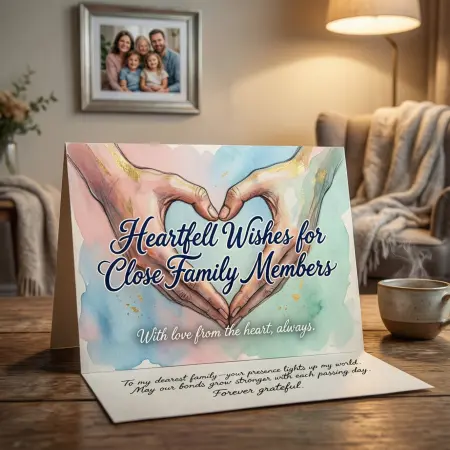   Heartfelt Wishes for Close Family Members