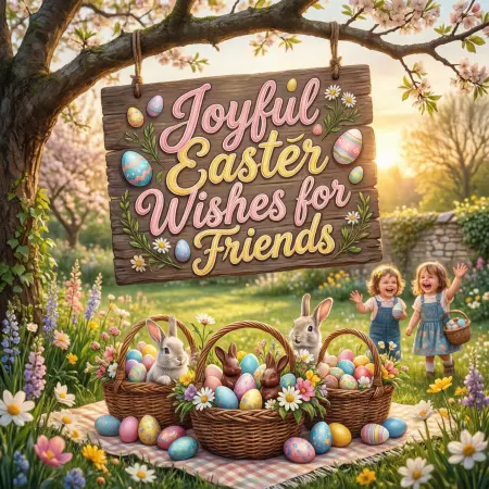 Joyful Easter Wishes for Friends