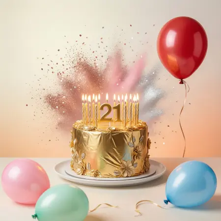 Short & Sweet 21st Birthday Wishes