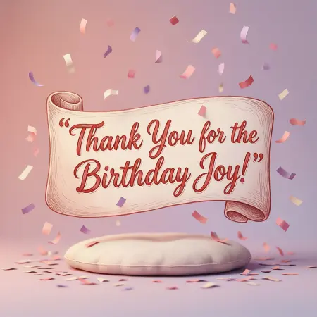 Short Thank You Birthday Wishes