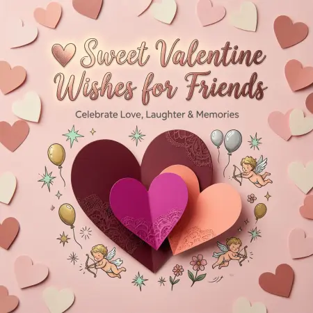 ❤️ Sweet Valentine Wishes for Friends
