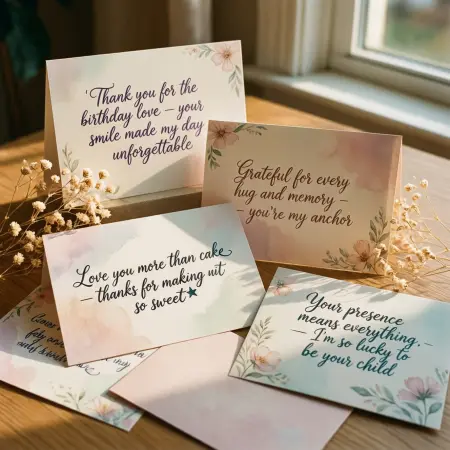   Thank You Messages for Birthday Wishes from Family