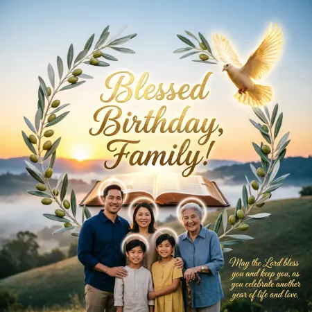   Biblical Birthday Wishes for Family Members