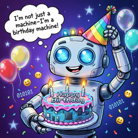   Funny AI Birthday Wishes