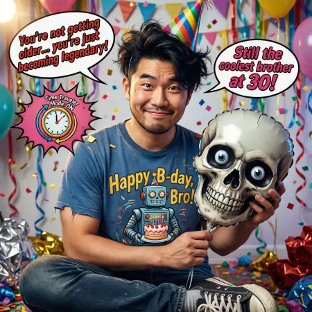   Funny Birthday Wishes for Older Brother