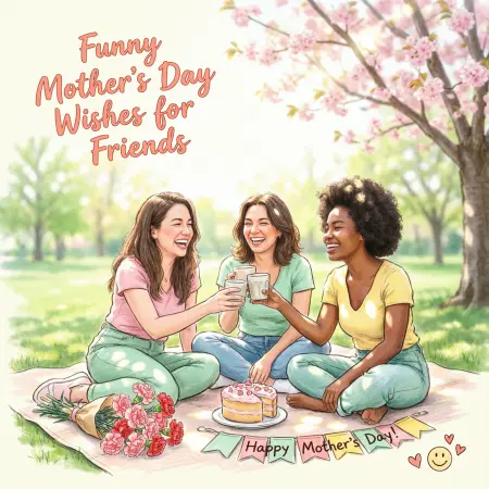 Funny Mother’s Day Wishes for Friends