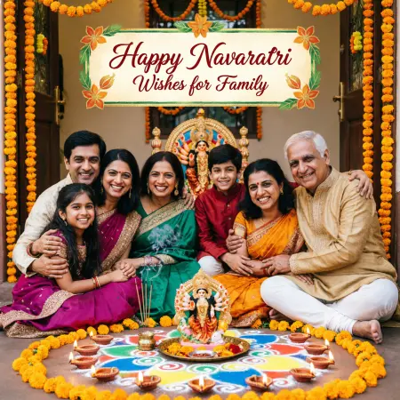  Happy Navratri Wishes for Family
