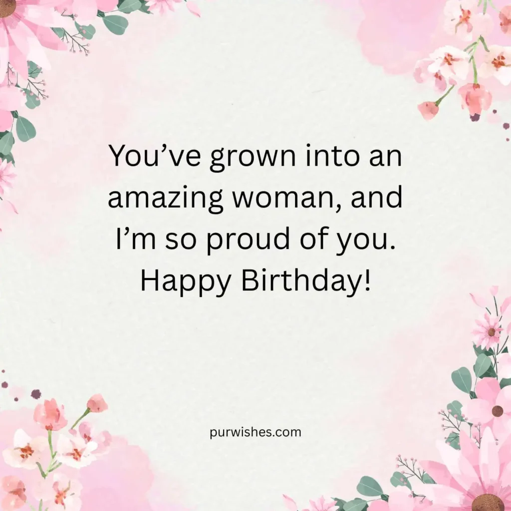 Heart Touching 21st Birthday Wishes for a Girl