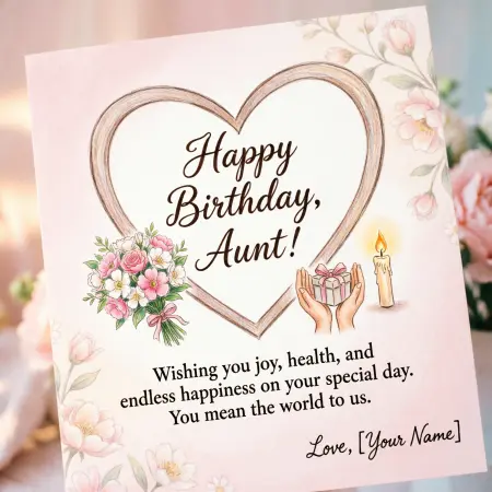  Heartfelt Birthday Wishes for Aunt
