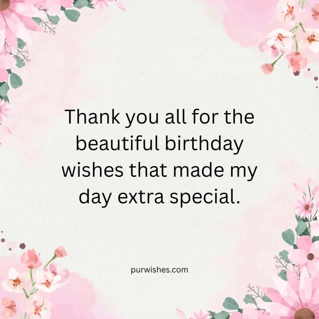 How to Say Thanks for Birthday Wishes