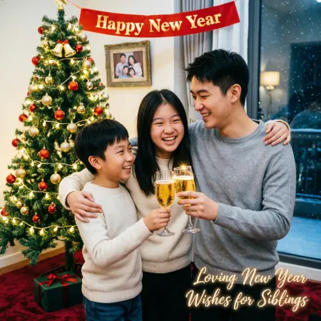  Loving New Year Wishes for Siblings