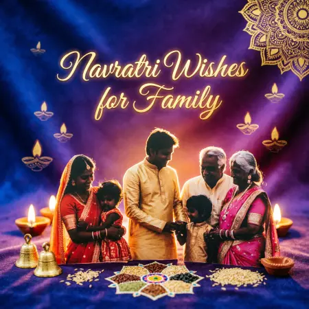 Navratri Wishes for Family