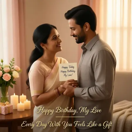 Romantic Birthday Wishes for Husband From Wife