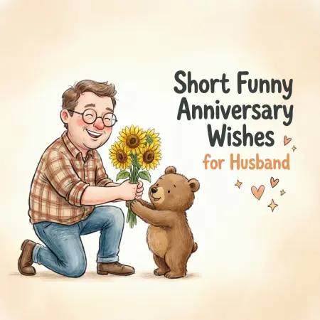 Short Funny Anniversary Wishes for Husband