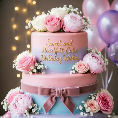 Sweet and Heartfelt Cake Birthday Wishes