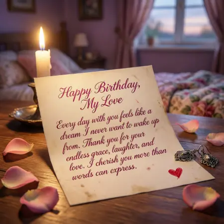 Sweet and Romantic Birthday Wishes for Wife