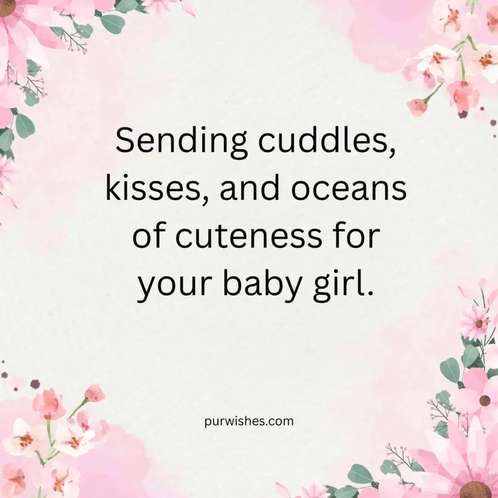 Cute & Adorable Baby Shower Wishes for a Girl