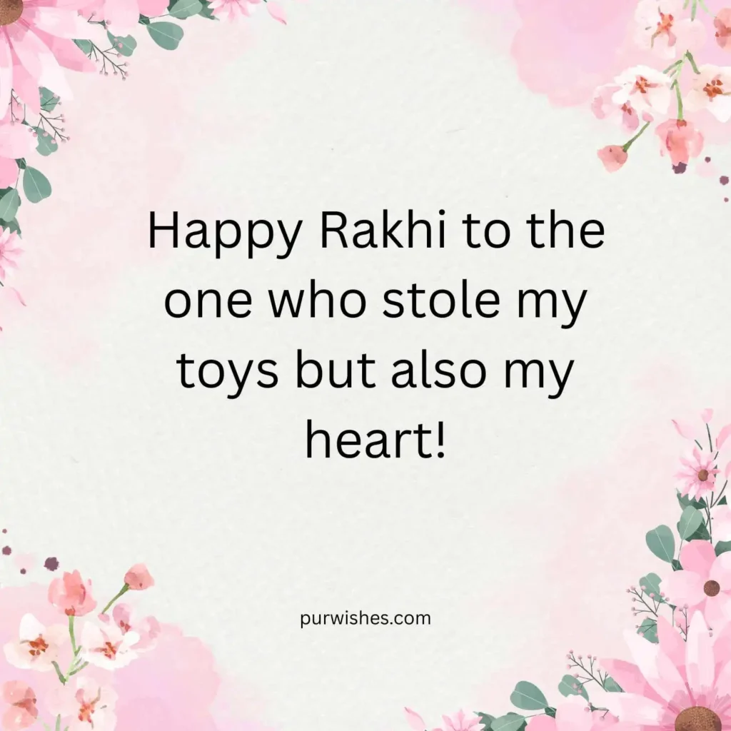   Cute & Funny Raksha Bandhan Wishes