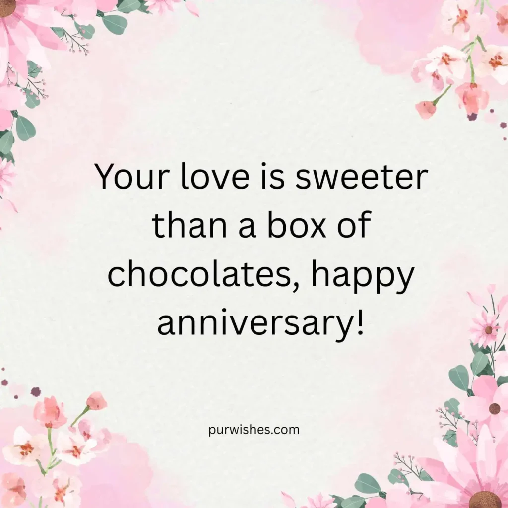 Cute & Sweet Anniversary Wishes for Couple