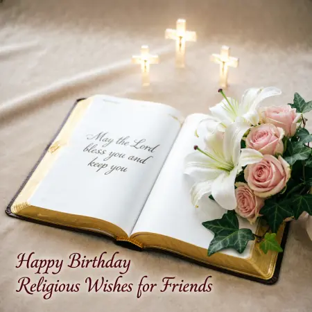 Happy Birthday Religious Wishes for Friends
