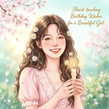   Heart-touching Birthday Wishes for a Beautiful Girl