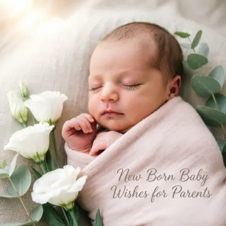   New Born Baby Wishes for Parents
