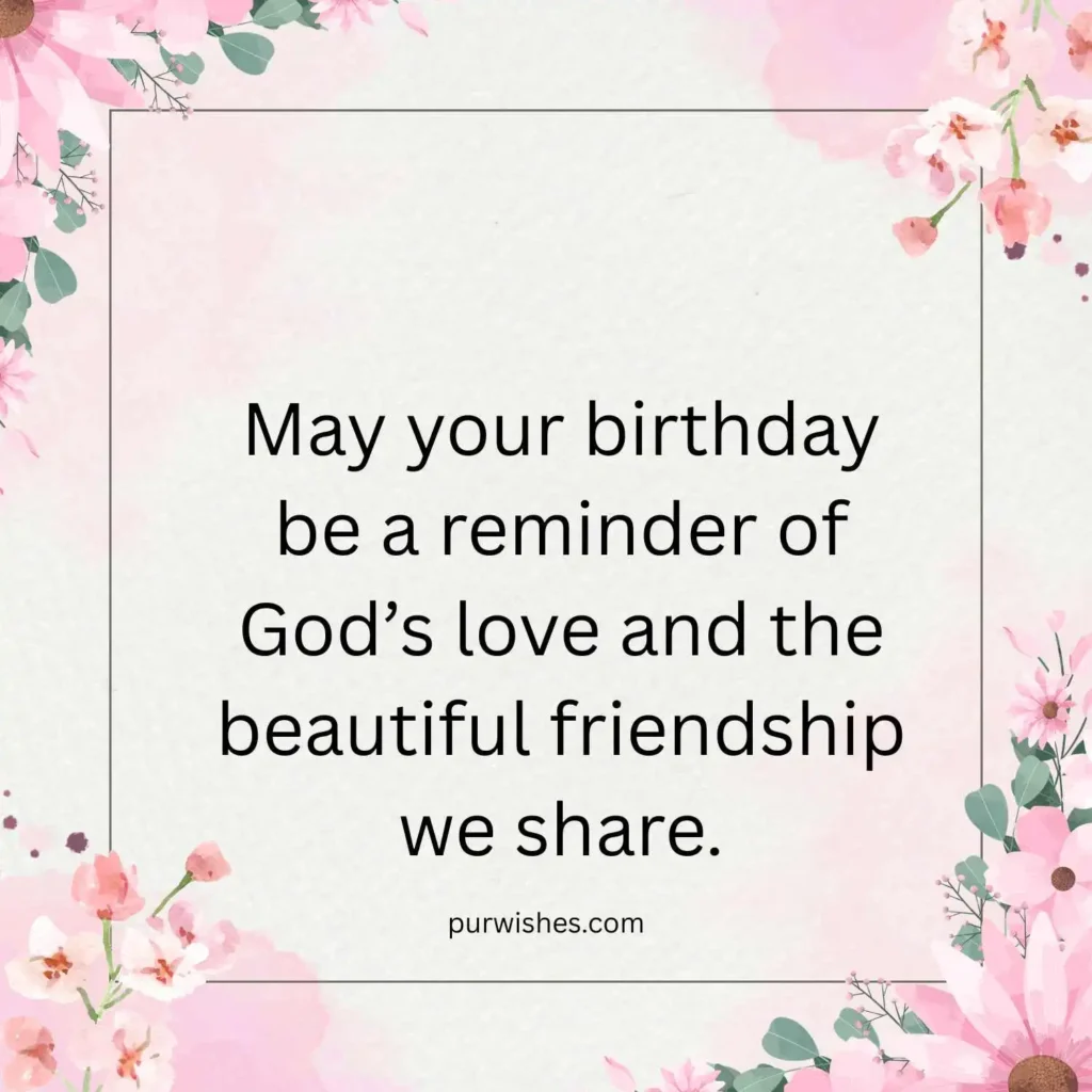 Religious Birthday Wishes for Friends