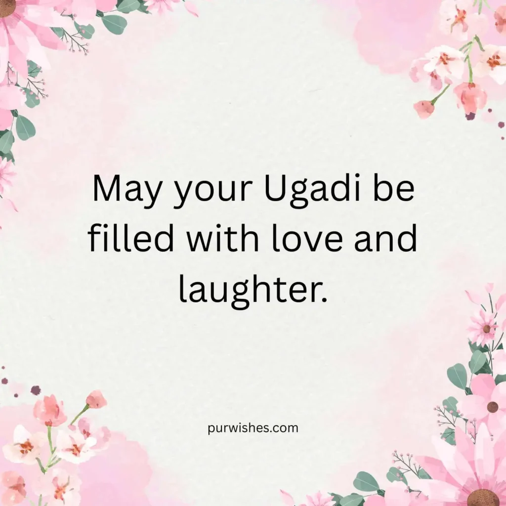 Simple Ugadi Wishes in English