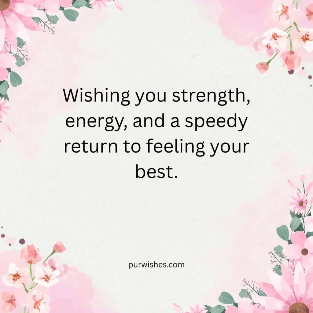   Well Wishes for Good Health