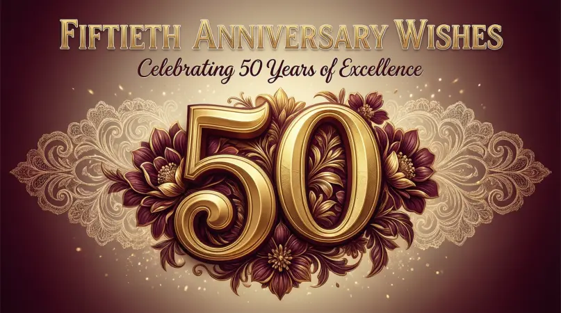 50th Anniversary Wishes