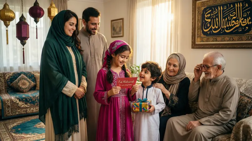Family Eid Mubarak Wishes