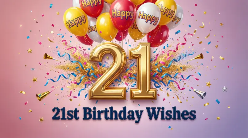 Happy 21st Birthday Wishes