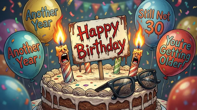 Sarcastic Birthday Wishes