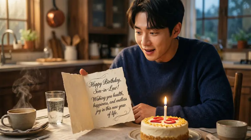 Son-in-Law Birthday Wishes