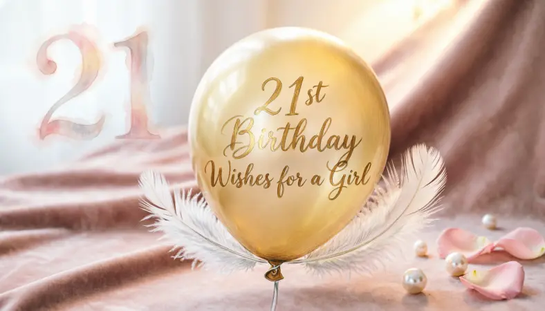 21st Birthday Wishes for a Girl