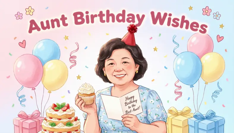Aunt Birthday Wishes