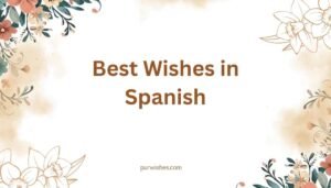 Best Wishes in Spanish