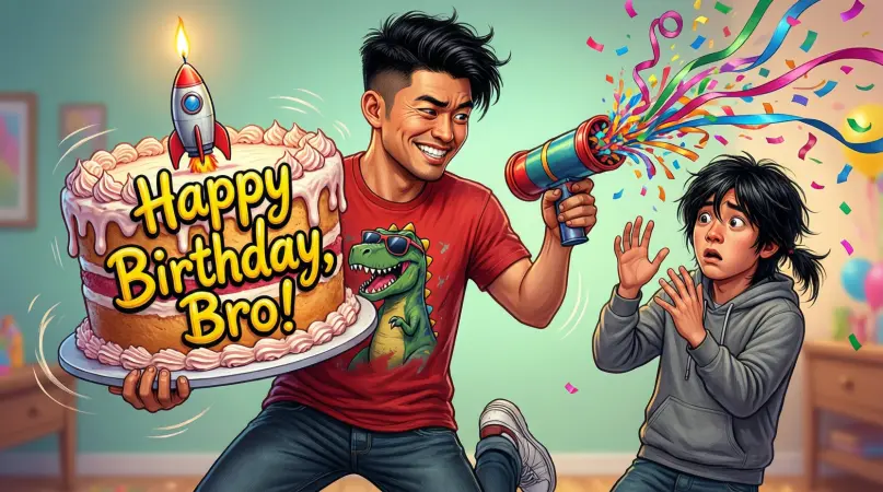 Funny Birthday Wishes for Brother