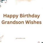 Happy Birthday Grandson Wishes